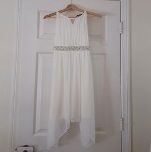 Crystal Doll Juniors White Dress (12)